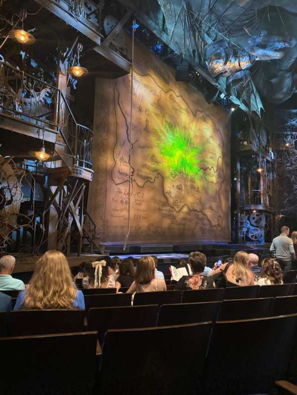 Gershwin Theatre, section: Orchestra L, row: E, seat: 23