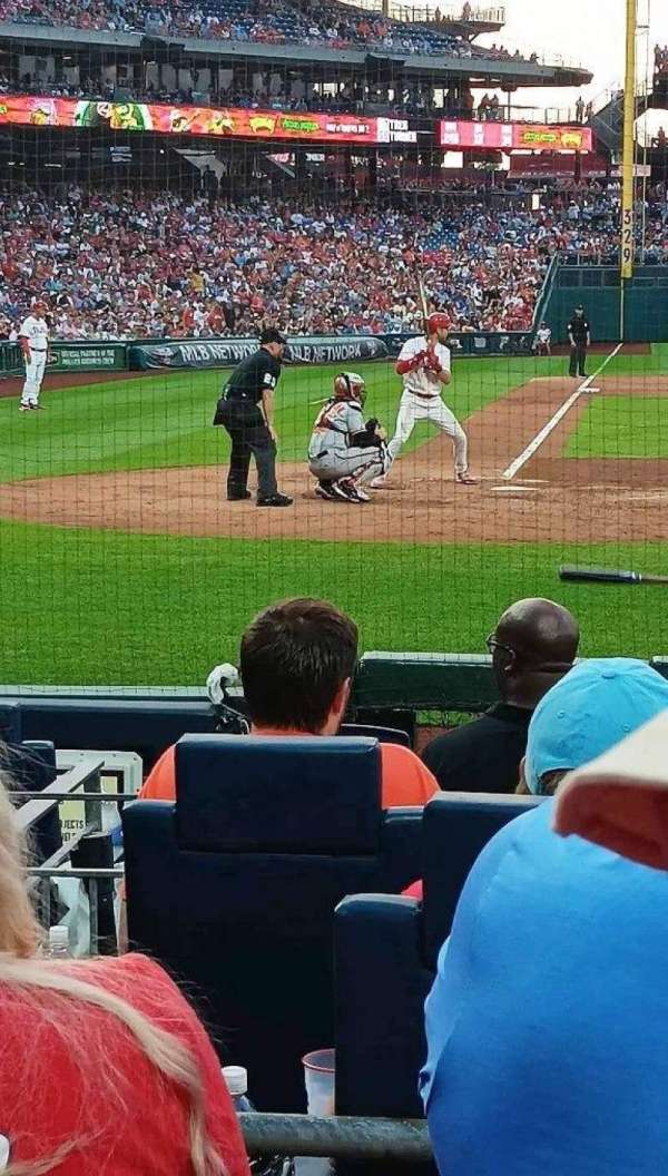 Citizens Bank Park, section: Diamond Club G, row: 7
