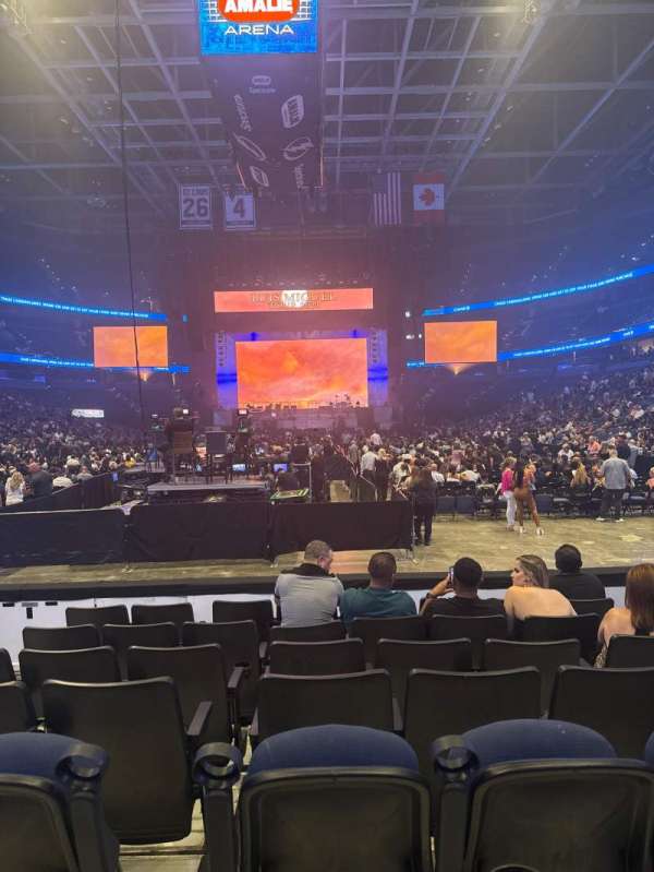 Benchmark International Arena, section: 108, row: G, seat: 8