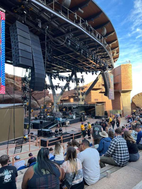 Red Rocks Amphitheatre, section: Left, row: 7, seat: 96