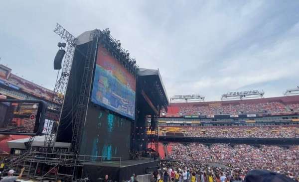Northwest Stadium, section: 103, row: 5, seat: 3