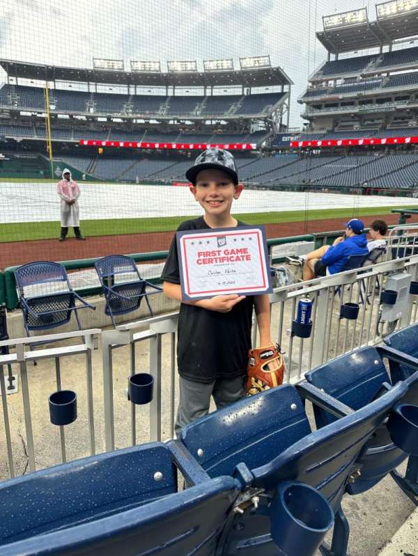 Nationals Park, section: 114, row: D, seat: 9