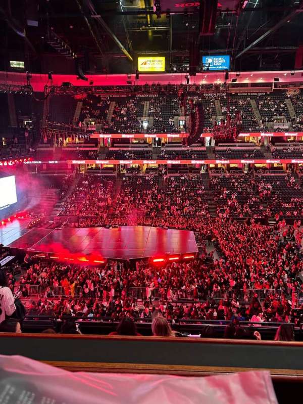 Honda Center, section: 307B, row: 2, seat: 1