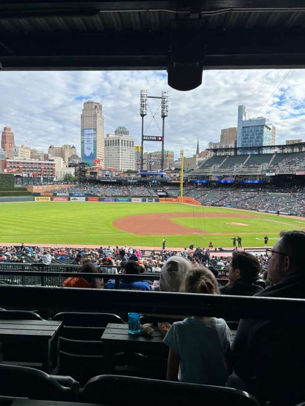 Comerica Park, section: 136a, row: G, seat: 4, 5