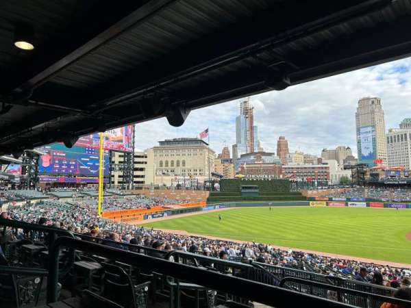 Comerica Park, section: 136a, row: G, seat: 4,5