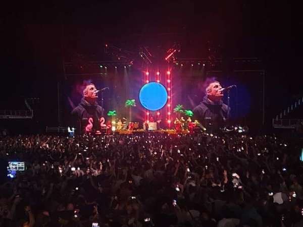 The O2, London, section: 108, row: H, seat: 229