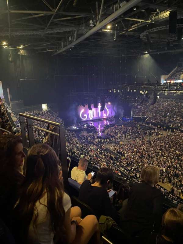 The O2, London, section: 406, row: 4
