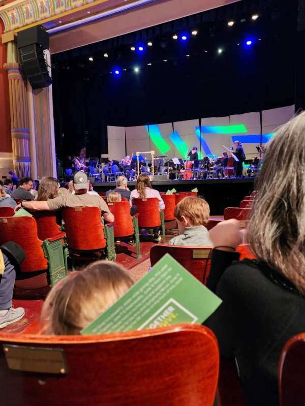 Capitol Center for the Arts, section: Orchestra R, row: K, seat: 4