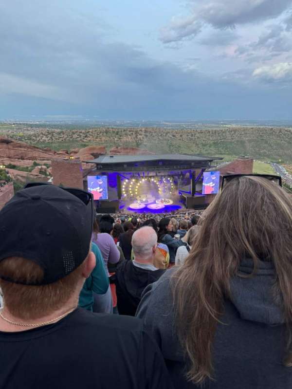 Red Rocks Amphitheatre, section: Upper GA, row: 56, seat: 136
