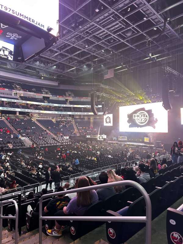 UBS Arena, section: 105, row: 14, seat: 1
