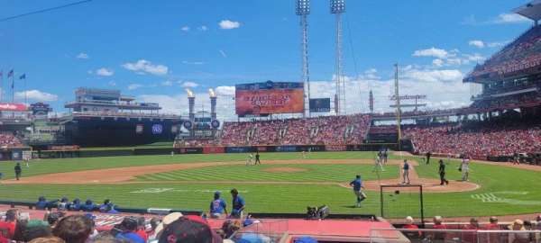 Great American Ball Park, section: 119, row: P, seat: 4