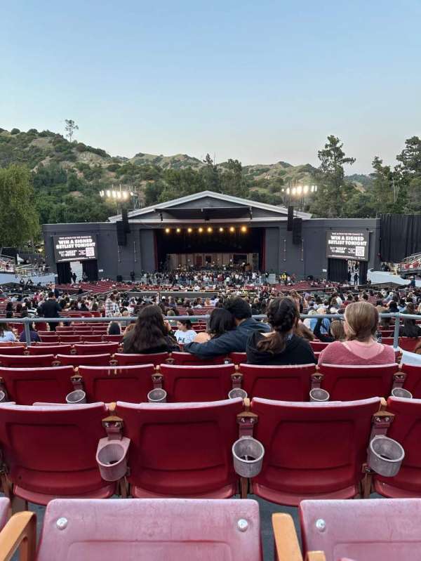 The Greek Theatre, section: C Right Center, row: F, seat: 124