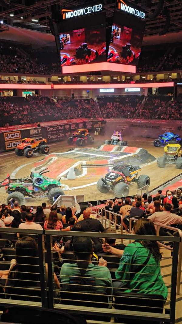 Moody Center, section: 123, row: R, seat: 1