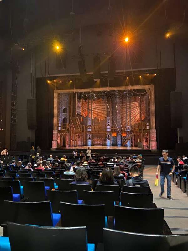Sands Theatre at Marina Bay Sands, section: Stalls Center, row: AA, seat: 16