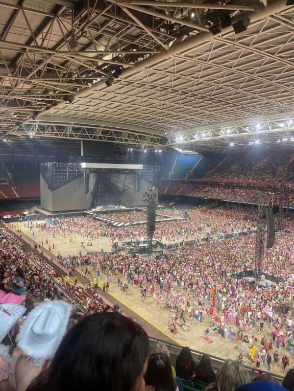 Principality Stadium, section: U25, row: 9