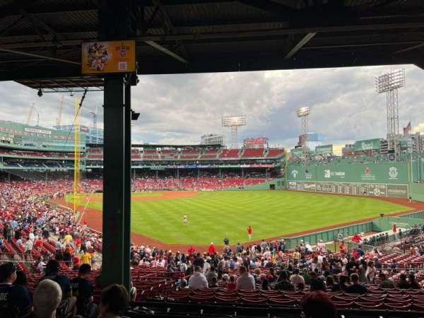 Fenway Park, section: Grandstand 3, row: 8, seat: 26