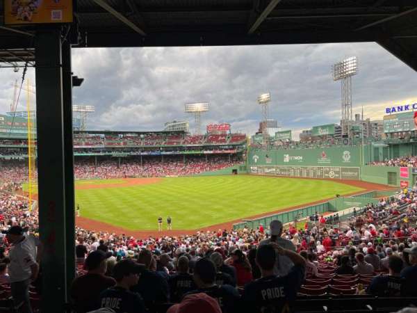 Fenway Park, section: Grandstand 3, row: 7, seat: 25
