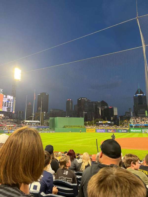 PNC Park, section: 24, row: G, seat: 9