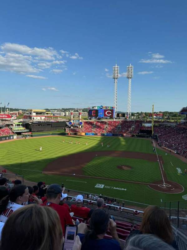 Great American Ball Park, section: 419, row: G, seat: 1
