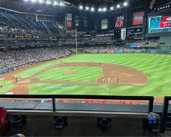 Chase Field, section: 208, row: 2, seat: 12