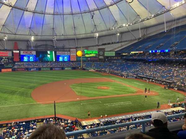 Tropicana Field, section: 213, row: C, seat: 18