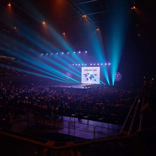 Ziggo Dome, section: 105, row: 3, seat: 154