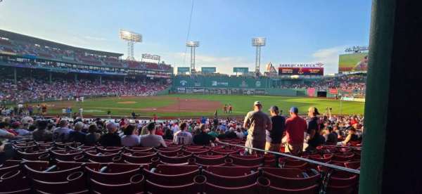 Fenway Park, section: Grandstand 14, row: 1, seat: 2