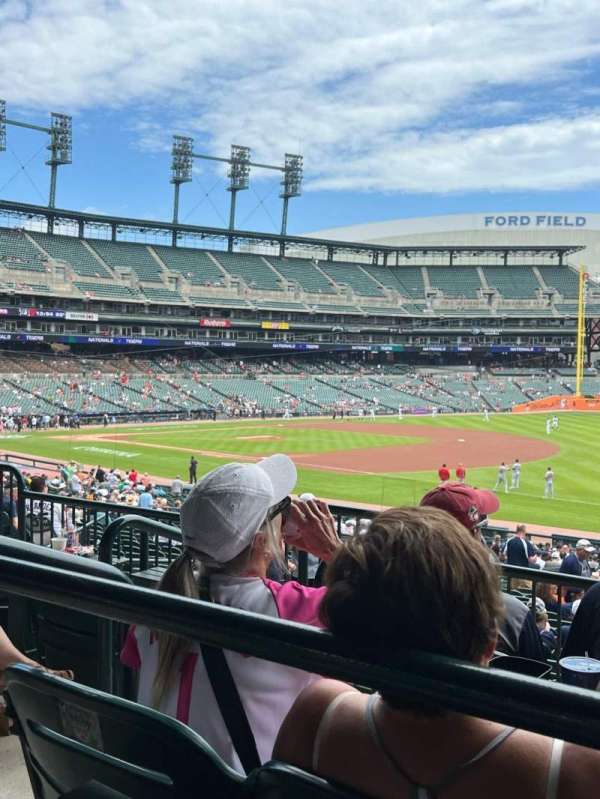 Comerica Park, section: 116B, row: C, seat: 4