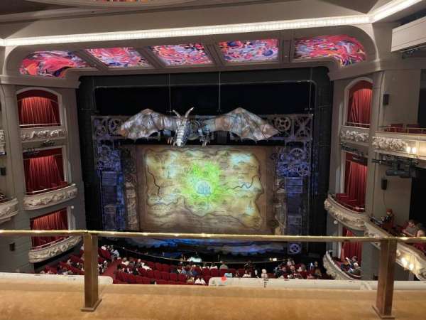 Princess of Wales Theatre, section: Balcony Front, row: A, seat: 19