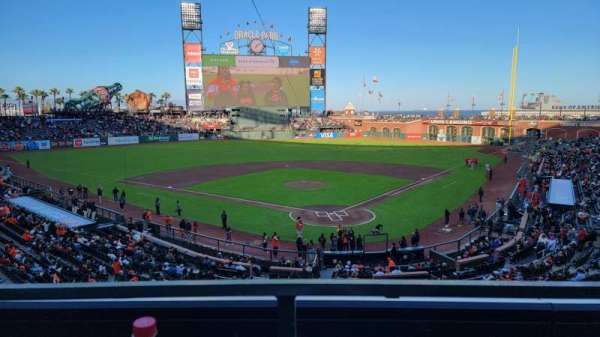 Oracle Park, section: 217, row: A, seat: 3