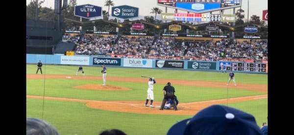 Dodger Stadium, section: 3FD, row: L, seat: 8