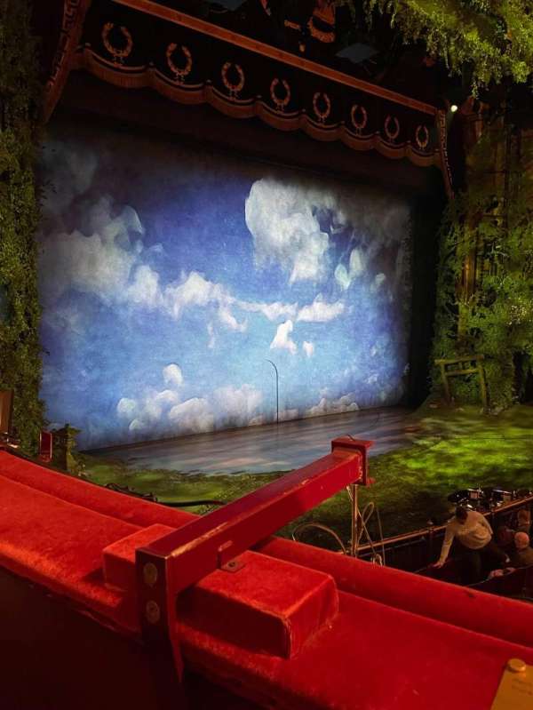 London Coliseum, section: Dress Circle, row: A, seat: 61