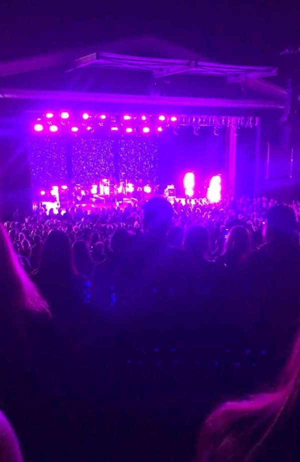 The Greek Theatre, section: B Left, row: H, seat: 21