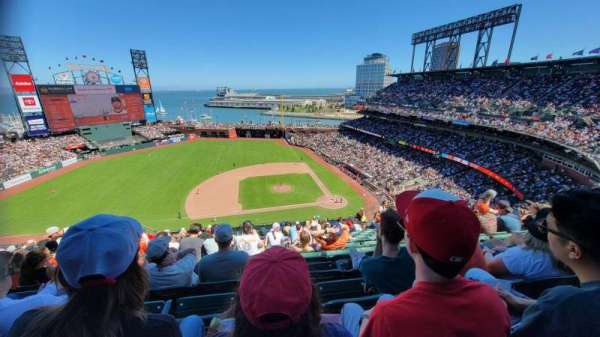Oracle Park, section: VR323, row: 12, seat: 11