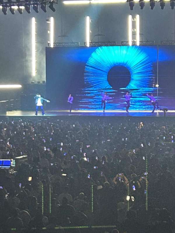 UBS Arena, section: 107, row: 14, seat: 18