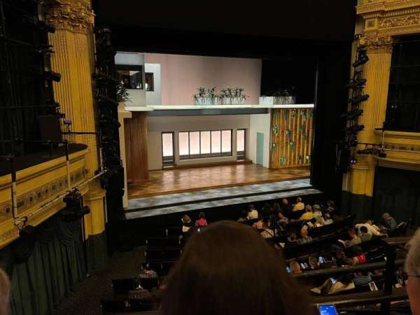 Hudson Theatre, section: Dress Circle L, row: B, seat: 3
