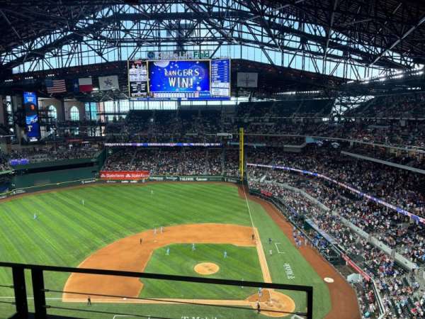 Globe Life Field, section: 309, row: 2, seat: 1