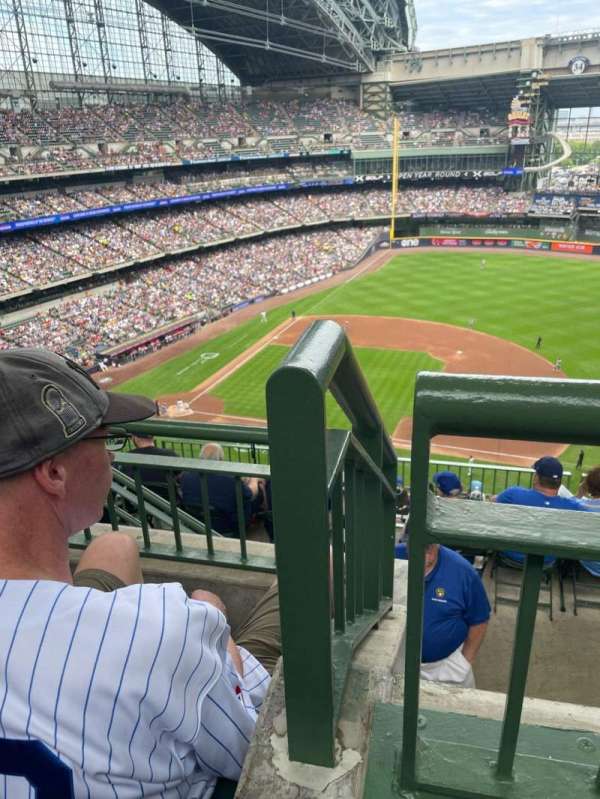 American family Field, section: 414, row: 9, seat: 8