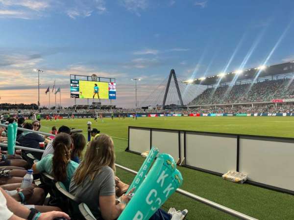 CPKC Stadium, section: 102, row: 2, seat: 4