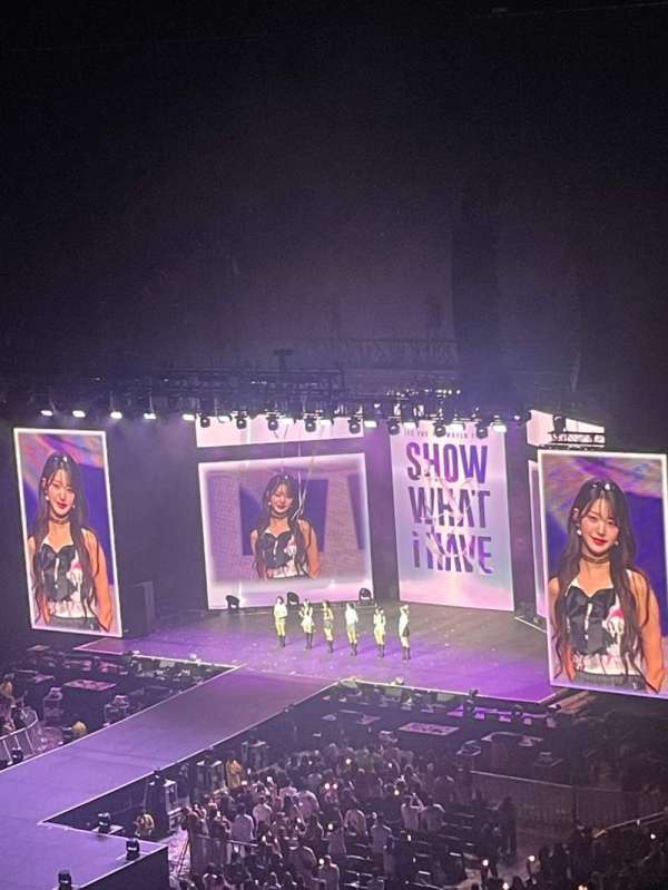 The O2, London, section: 418, row: A, seat: 867