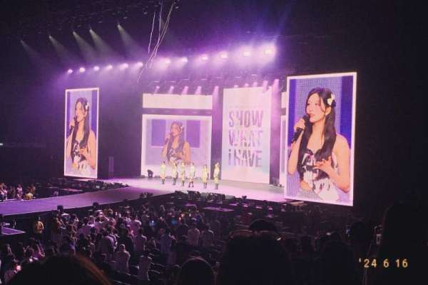 The O2, London, section: 111, row: L, seat: 351