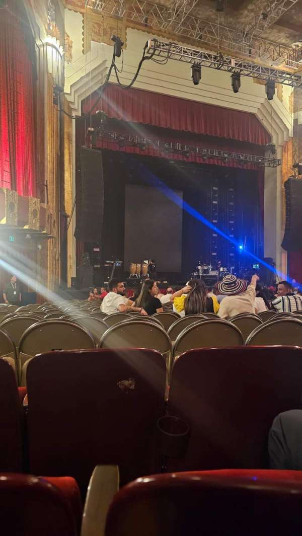 Paramount Theatre, Denver, section: Orchestra L, row: W, seat: 12