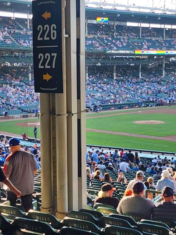 Wrigley Field, section: 227, row: 13, seat: 9