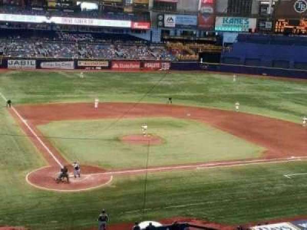 Tropicana Field, section: 206, row: E, seat: 8