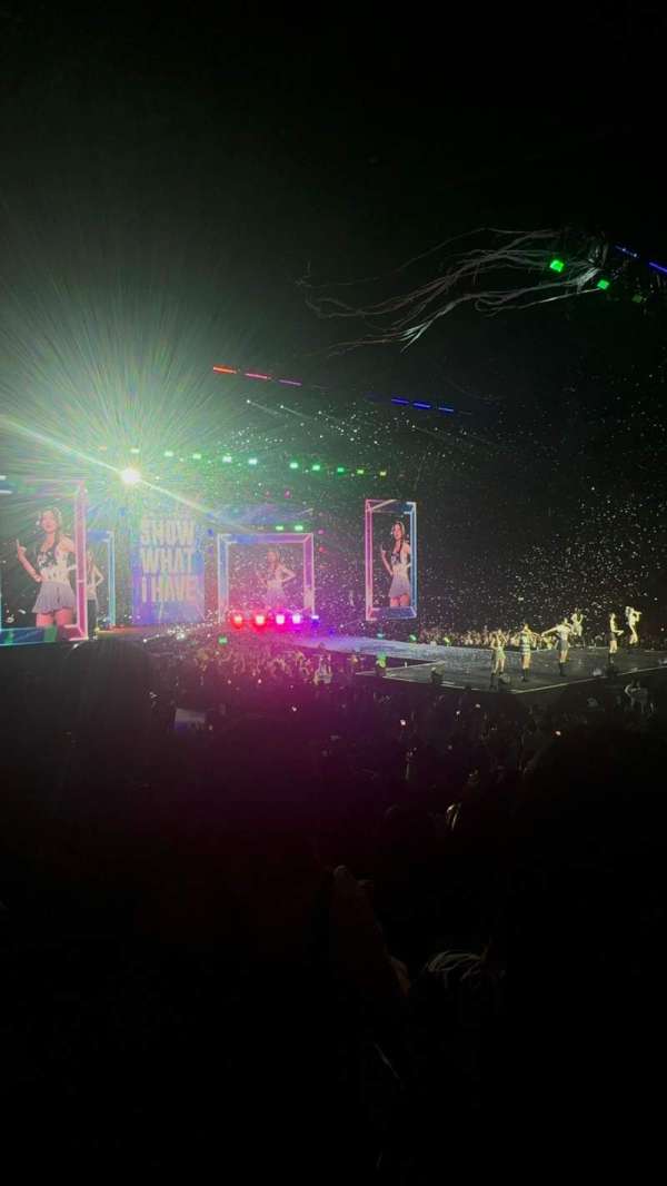 The O2, London, section: 102, row: K, seat: 73
