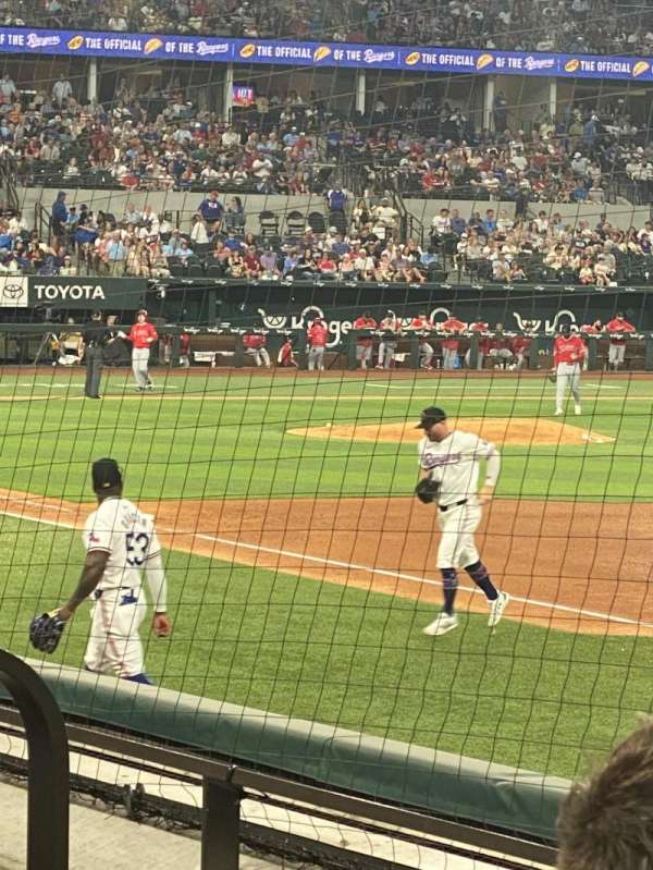 Globe Life Field, section: 23, row: 3, seat: 5