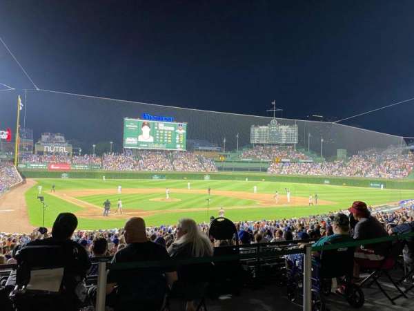 Wrigley Field, section: 220, row: 1, seat: 10