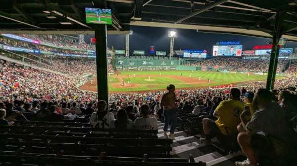 Fenway Park, section: Grandstand 18, row: 11, seat: 1