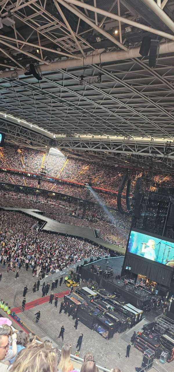 Principality Stadium, section: U4, row: 8, seat: 11