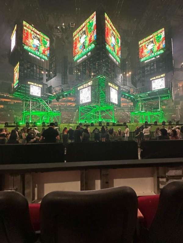 Toyota Center, section: 107, row: 2, seat: 13